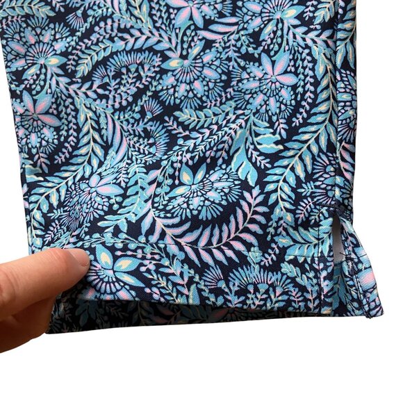 NWT Tommy Bahama Active Stretch Pull On Ankle Pants Womens Large Paisley Floral - Picture 11 of 13